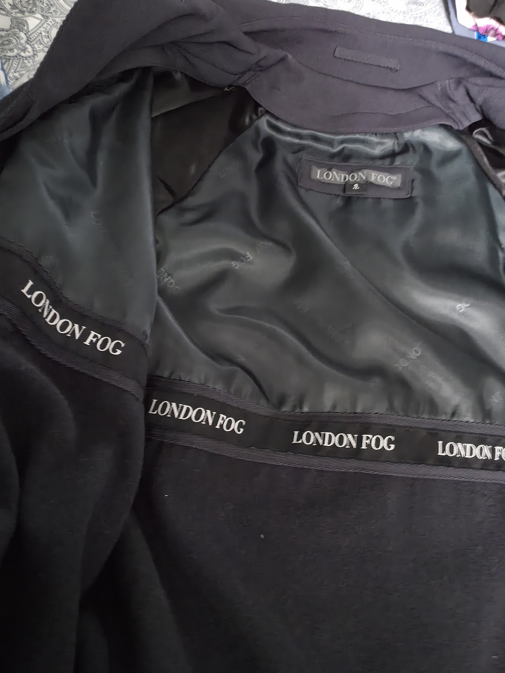 4$97 Deal! London Fog Green Grey Labeled Inner Tag Jacket - Picture 4 of 16